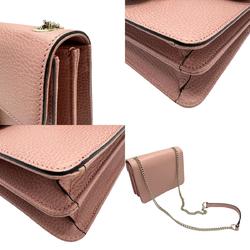 GUCCI Shoulder Bag Interlocking G Leather Pink Women's 510304 z1054