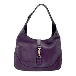 GUCCI Shoulder Bag New Jackie Leather Purple Women's 277520 z0989