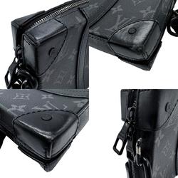 Louis Vuitton LOUIS VUITTON Shoulder Bag Wallet Body Monogram Eclipse Soft Trunk Black Men's M69838 z0877