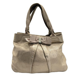 Salvatore Ferragamo handbag Vara ribbon leather gold ladies z1030