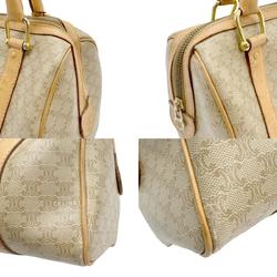 CELINE handbag macadam coated canvas beige women's z0952