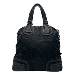 Givenchy handbag shoulder bag nylon leather black women's z1092
