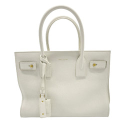Saint Laurent SAINT LAURENT Handbag Shoulder Bag Sac du Jour Leather Ivory Women's 477477 z1005
