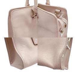 Saint Laurent SAINT LAURENT Shoulder Bag Handbag Baby Cabas Leather Light Pink Women's 421871 z1003