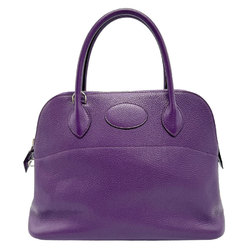 Hermes HERMES Handbag Shoulder Bag Bolide 31 Leather Purple Women's z1060
