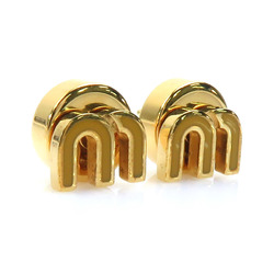 Miu MIUMIU Earrings Metal Gold Women's 5JO911 55669f