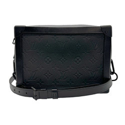 Louis Vuitton LOUIS VUITTON Shoulder Bag Monogram Soft Trunk Taurillon Black Men's M55700 z0878