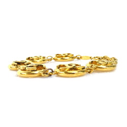 CHANEL Coco Mark Metal Gold Bracelet for Women e58639j