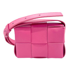 BOTTEGA VENETA Shoulder Bag Maxi Intrecciato Candy Cassette Leather Pink Women's z0923