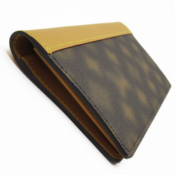 Louis Vuitton LOUIS VUITTON Bi-fold long wallet This Is Not Monogram Portefeuille Brazza canvas leather brown men's M81596 w0284a