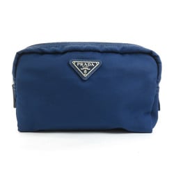 PRADA pouch nylon blue men's women's 1NA021 55657g