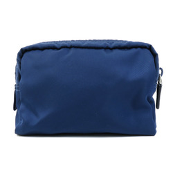PRADA pouch nylon blue men's women's 1NA021 55657g