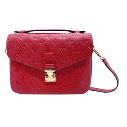 Louis Vuitton LOUIS VUITTON Shoulder Bag Handbag Monogram Empreinte Pochette Metis MM Red Women's M41488 z1063