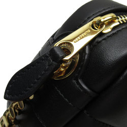 Burberry shoulder bag Lola leather black gold ladies w0329g