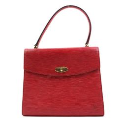 Louis Vuitton Epi Malesherbes Handbag, Leather, Castilian Red, Gold, Women's, M52377, e58664j