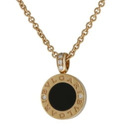 BVLGARI Necklace 18K Onyx Mother of Pearl Unisex