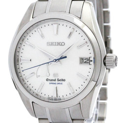 Polished GRAND SEIKO Spring Drive SBGA011 Titanium Mens Watch 9R65-0AE0 BF571780