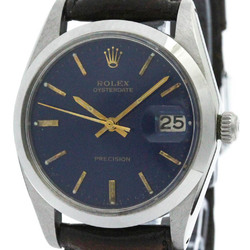 Vintage ROLEX Oyster Date Precision 6694 Steel Hand-winding Mens Watch BF571736
