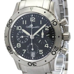 Polished BREGUET Transatlantique Type XX Titanium Automatic Watch 3820 BF571608