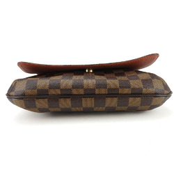 Louis Vuitton Shoulder Bag Musette Tango N51255 Damier Canvas Ebene Brown Short for Women LOUIS VUITTON