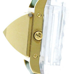 HERMES Medor Gold Plated Leather Quartz Ladies Watch ME1.201 BF572344