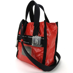 MARC JACOBS Tote Bag M0015300 THE RIPSTOP Nylon Red Black Shoulder Women's
