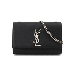 Yves Saint Laurent Saint Laurent Paris Kate Small Chain Shoulder Bag Leather Black 469390