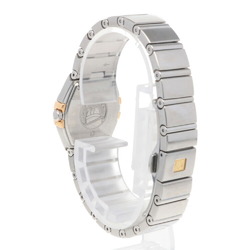 OMEGA Constellation Watch Stainless Steel 12320246055005 Quartz Ladies 12P Diamond Mother of Pearl