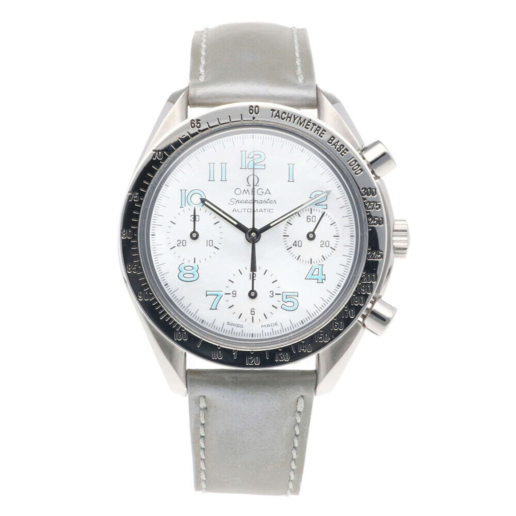 OMEGA Speedmaster Watch Stainless Steel 38027153 Automatic Women's White Shell