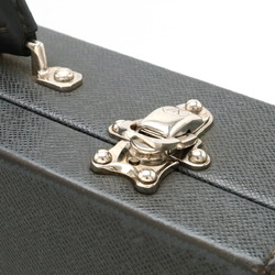 LOUIS VUITTON Louis Vuitton Taiga Diplomat Bag Attache Case Trunk Ardoise Black M30012