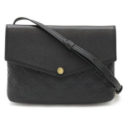 LOUIS VUITTON Louis Vuitton Monogram Empreinte Twice Shoulder Bag Noir Black M50258