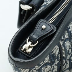 Christian Dior Trotter handbag tote bag canvas leather navy blue