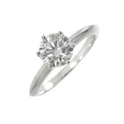 Tiffany & Co. Solitaire Diamond 1.07ct H VS1 3EX Ring Pt Platinum