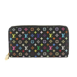 Louis Vuitton LOUIS VUITTON Monogram Multicolor Zippy Wallet Round Long Noir Grenard M60243