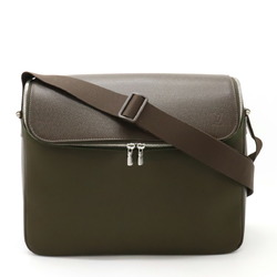 LOUIS VUITTON Louis Vuitton Taiga Taimir Shoulder Bag Leather Grisli Brown M30868