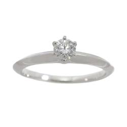 Tiffany & Co. Solitaire Diamond 0.23ct H IF 3EX Ring Pt Platinum