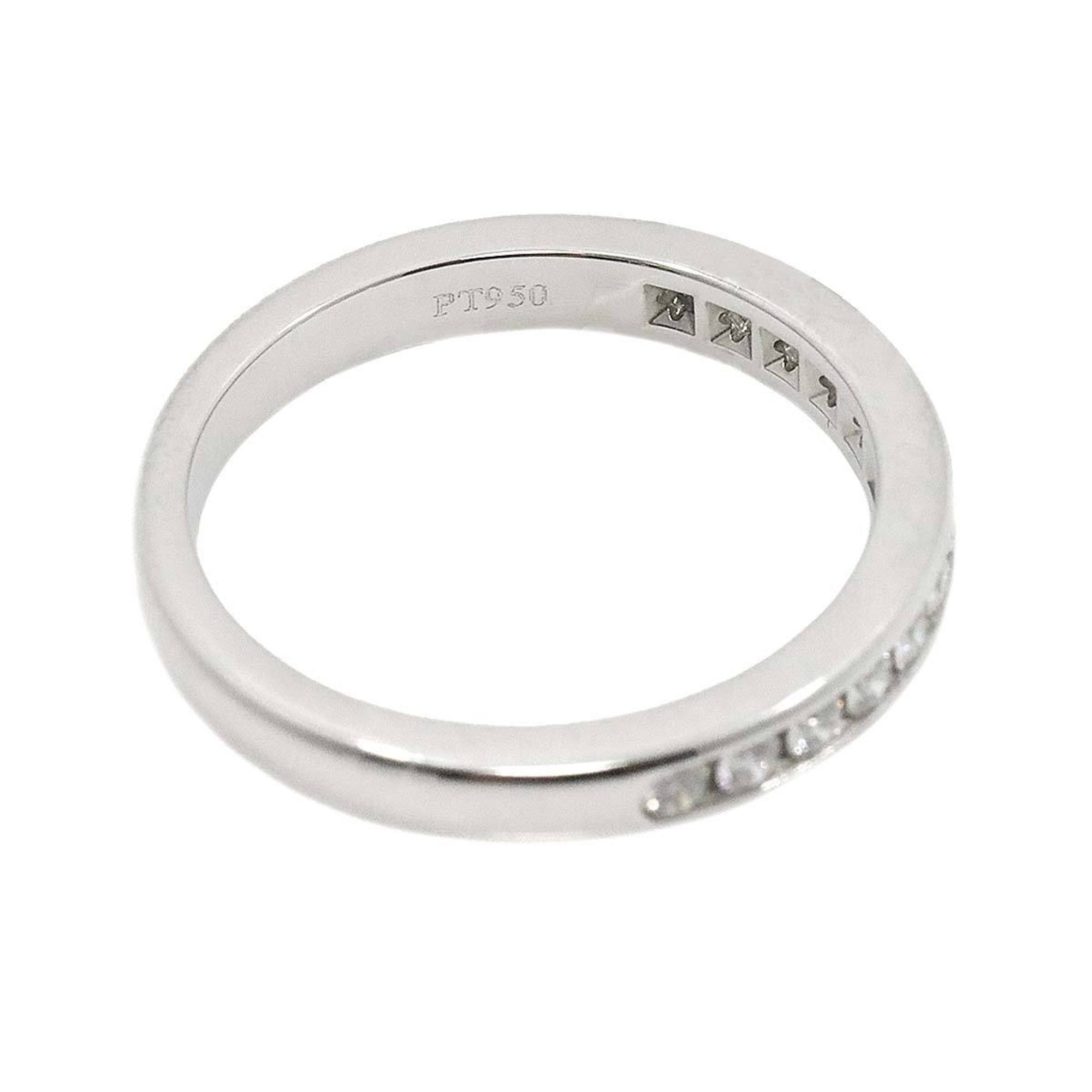 Tiffany & Co. Half Circle Channel Setting Ring Width 2.5mm Diamond Pt Platinum
