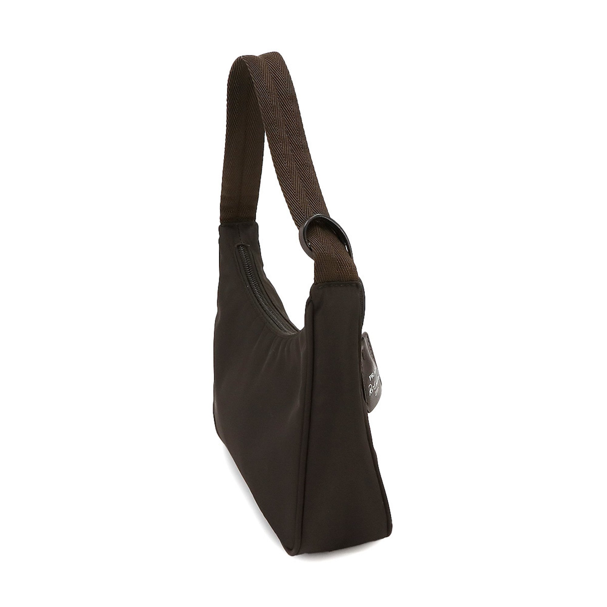 PRADA Re-Edition 2000 Bag Hand Nylon Brown 1NE515 Shoulder