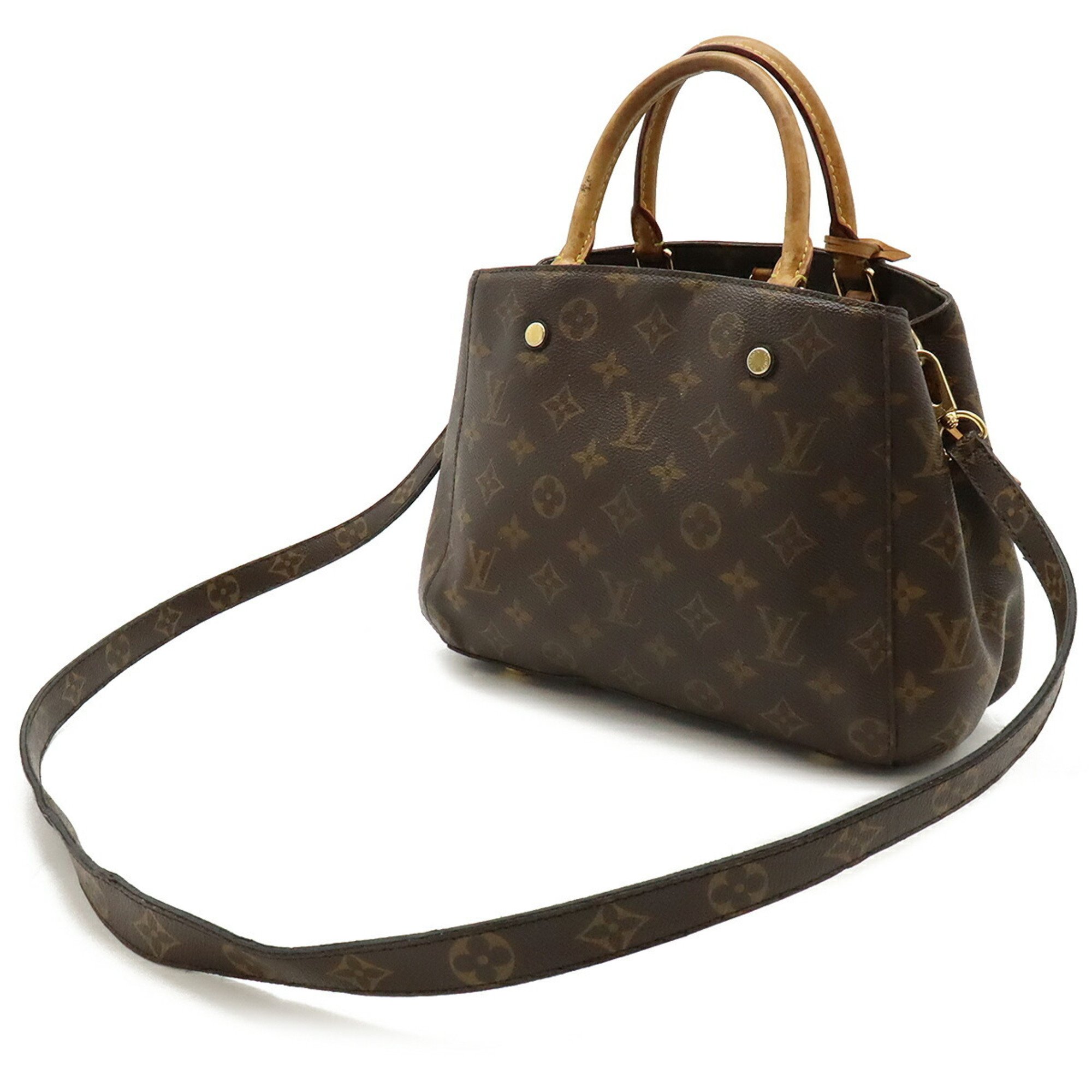 LOUIS VUITTON Louis Vuitton Monogram Montaigne BB Handbag Shoulder Bag M41055