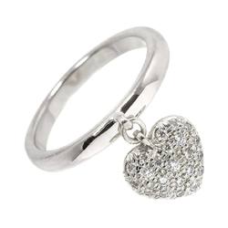 Tiffany & Co. Sentimental Heart Ring Diamond Pt Platinum