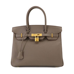Hermes Birkin 30 handbag, Epson Etain, C stamp, gold hardware,