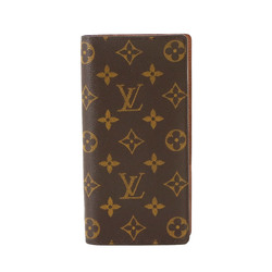 Louis Vuitton LOUIS VUITTON Monogram Portefeuille Brazza Bi-fold Long Wallet Brown M66540