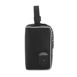 LOUIS VUITTON Cloak Dopp Kit Second Bag Taurillon Leather Black M81849 RFID FIFA