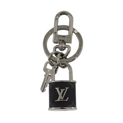 LOUIS VUITTON Monogram Eclipse Portocle LV Lock Key Holder Bag Charm Black Grey M00967 &