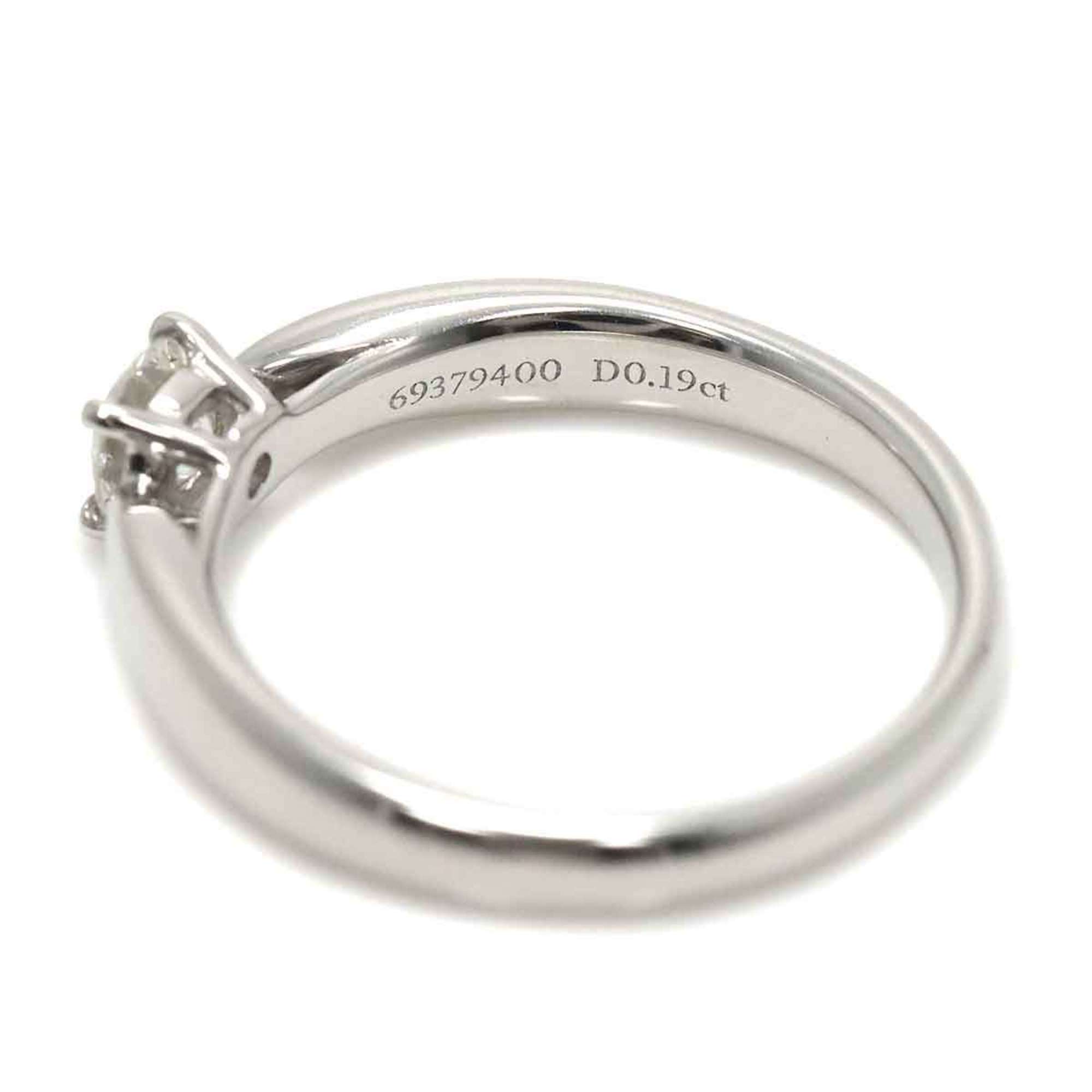Tiffany & Co. Harmony Diamond 0.19ct H VVS2 3EX Ring Pt Platinum