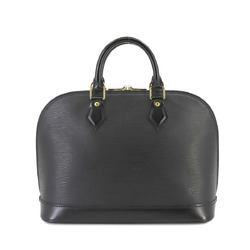 Louis Vuitton Epi Alma PM Hand Bag Leather Noir M52142 Gold Hardware