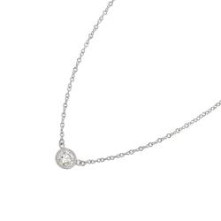Tiffany & Co. By the Yard Diamond 0.29ct G VS1 EX Necklace 40cm Pt Platinum
