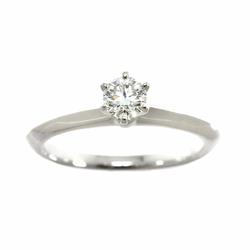 Tiffany & Co. Solitaire Diamond 0.25ct I VS2 3EX Ring Pt Platinum
