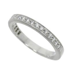 Tiffany & Co. Novo Ring Half Diamond Pt Platinum Eternity