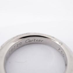 Cartier Ring Ellipse K18WG White Gold Men's Women's